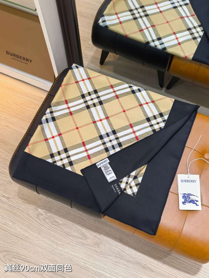 Burberry Silk make scarf SBR2501 90*90cm