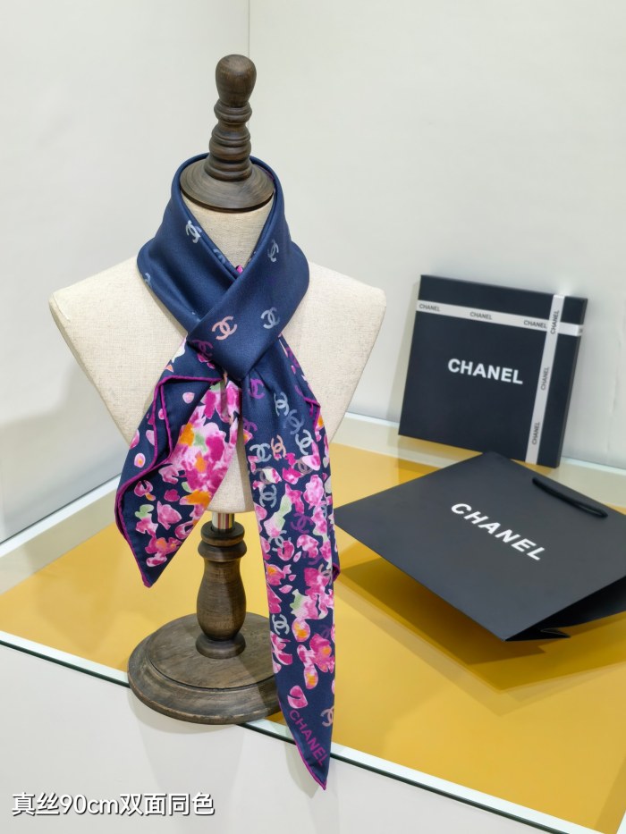 Chanel Silk make scarf SCC2531 90*90cm