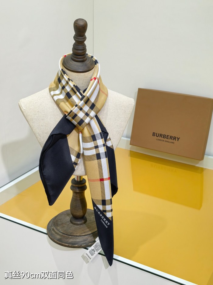Burberry Silk make scarf SBR2501 90*90cm