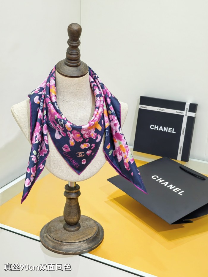 Chanel Silk make scarf SCC2531 90*90cm