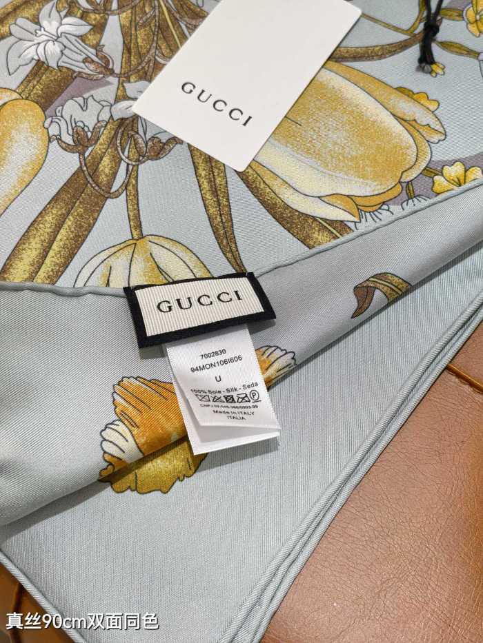 Gucci Silk make scarf SGC2502 90*90cm