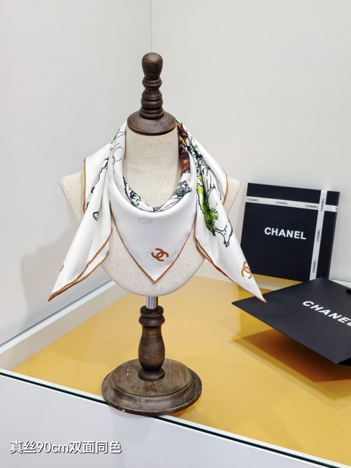 Chanel Silk make scarf SCC2546 90*90cm