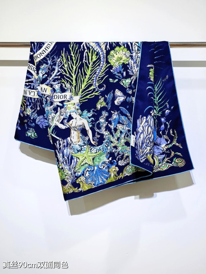 Dior Silk make scarf SDO2510 90*90cm