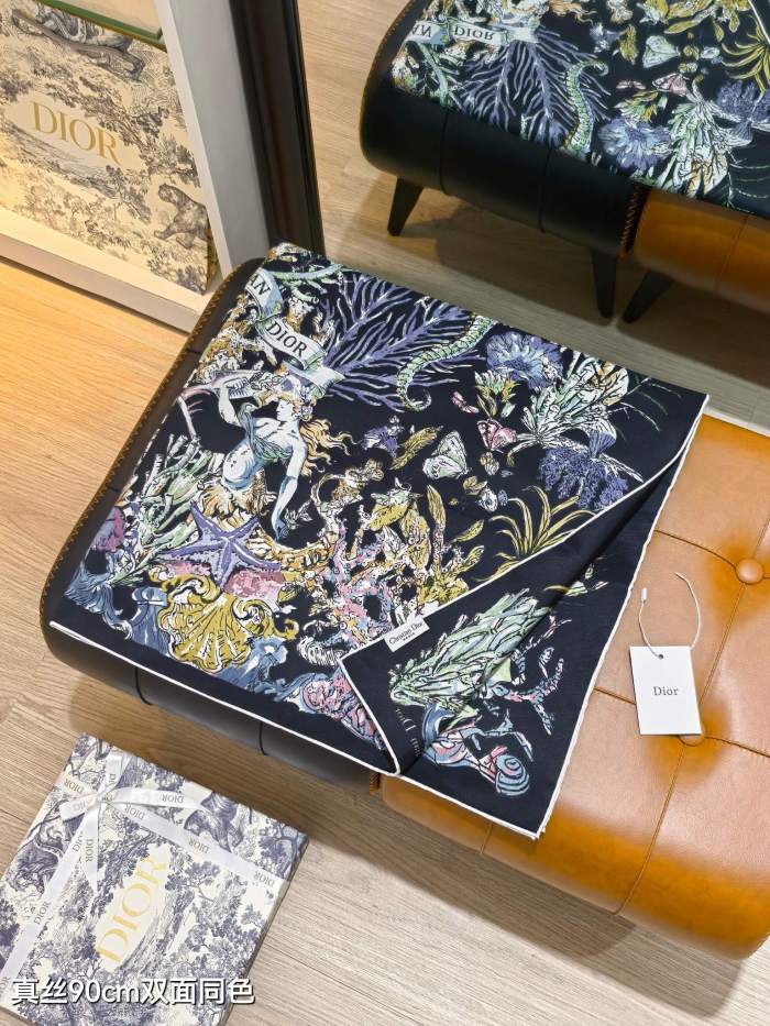 Dior Silk make scarf SDO2510 90*90cm