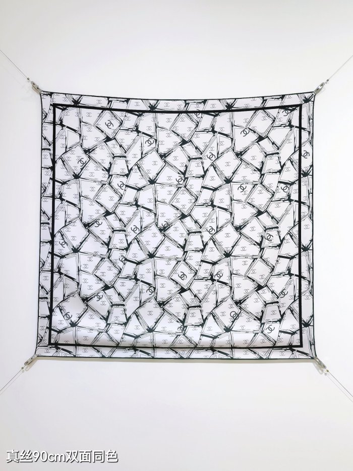 Chanel Silk make scarf SCC2509 90*90cm