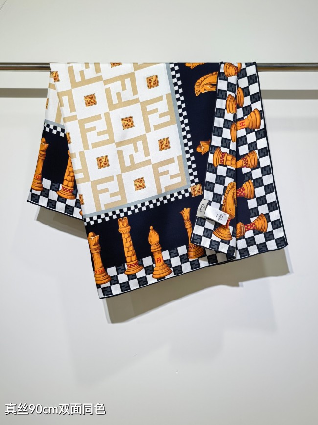 Fendi Silk make scarf SFD2506 90*90cm