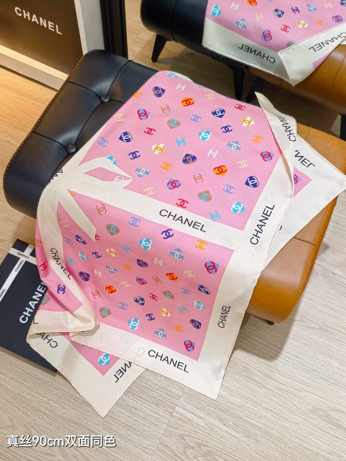 Chanel Silk make scarf SCC2543 90*90cm