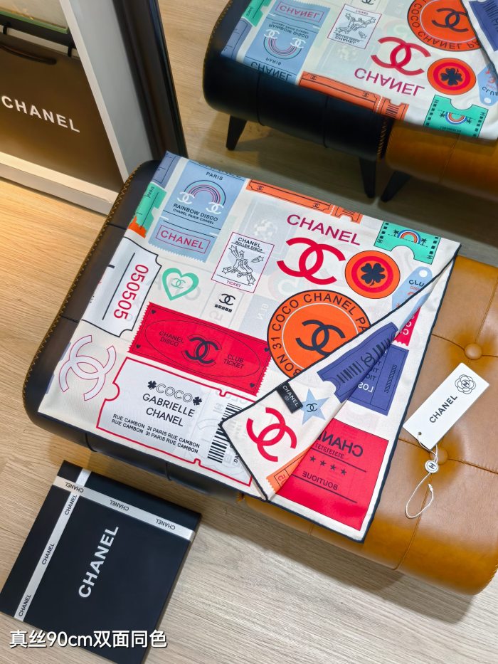 Chanel Silk make scarf SCC2530 90*90cm