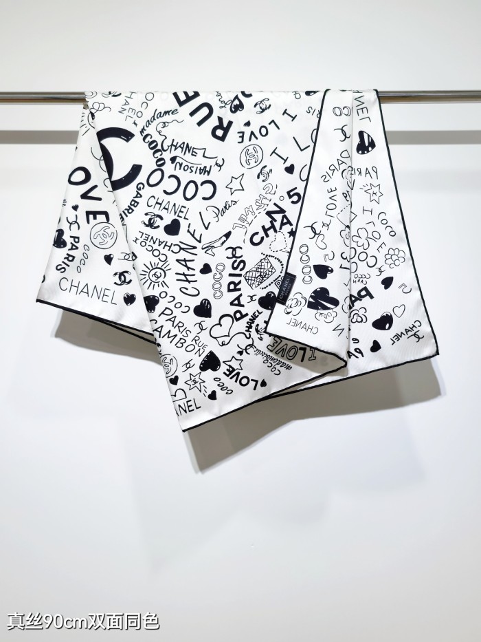 Chanel Silk make scarf SCC2512 90*90cm