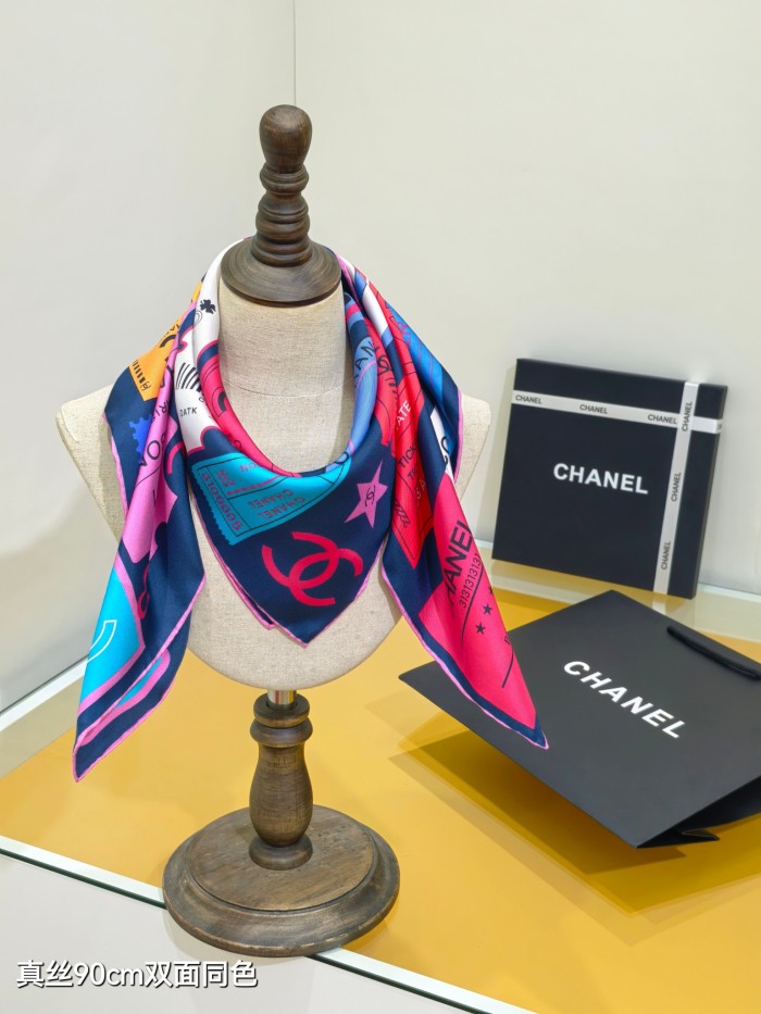 Chanel Silk make scarf SCC2530 90*90cm