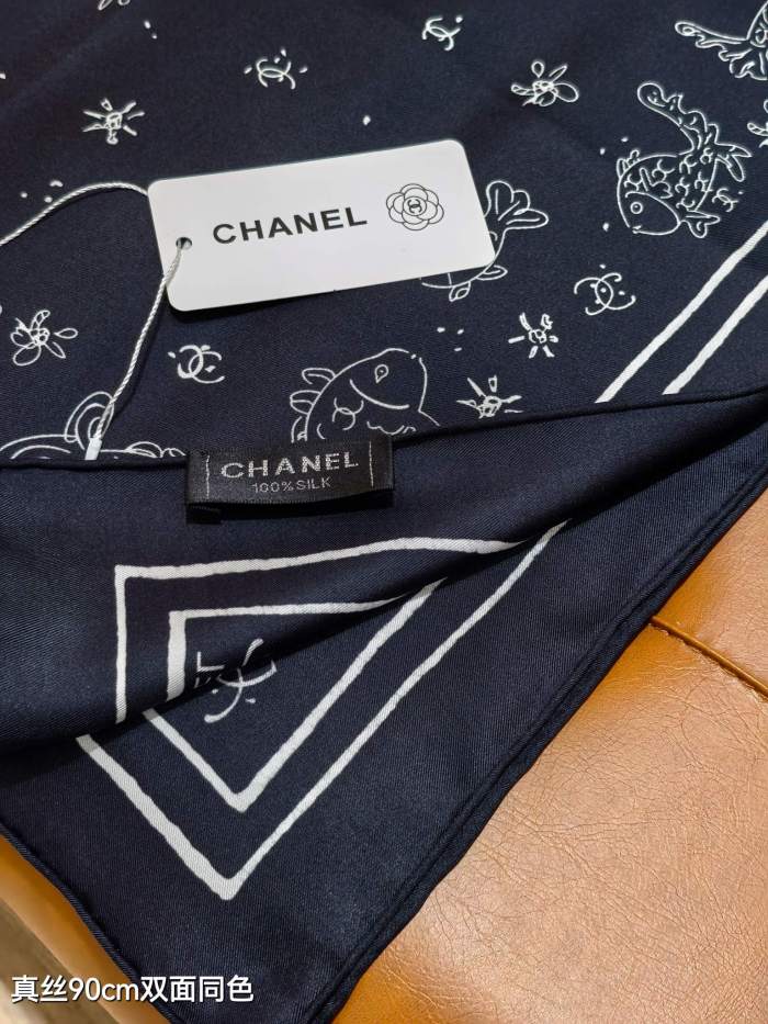 Chanel Silk make scarf SCC2516 90*90cm