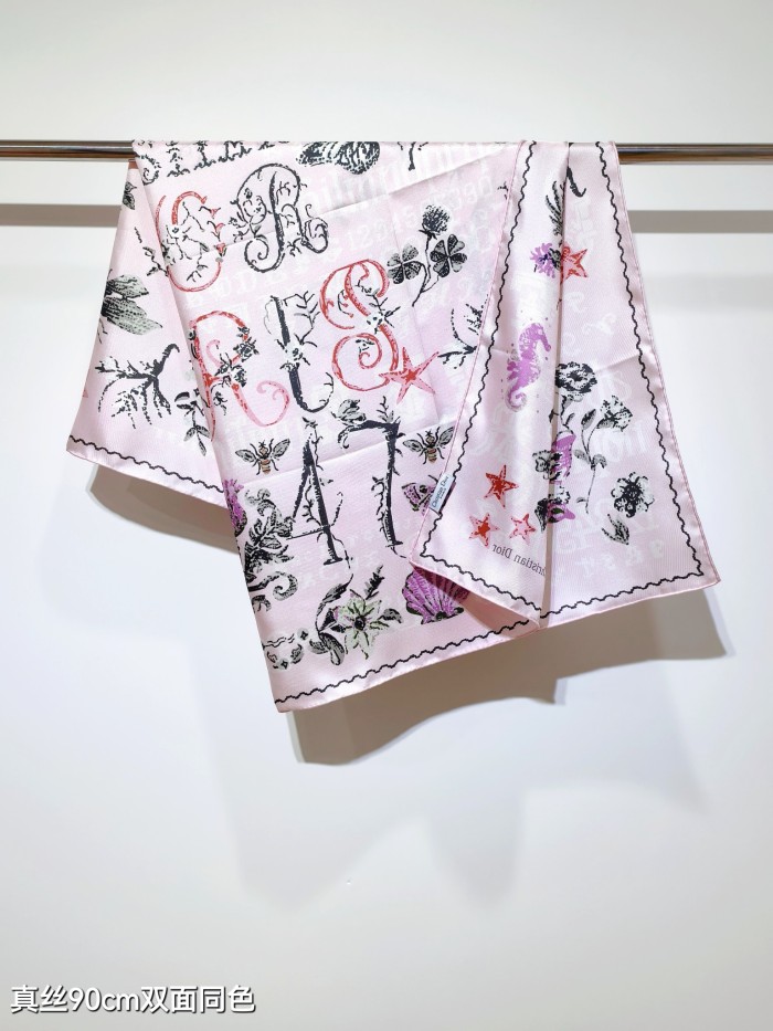 Dior Silk make scarf SDO2514 90*90cm