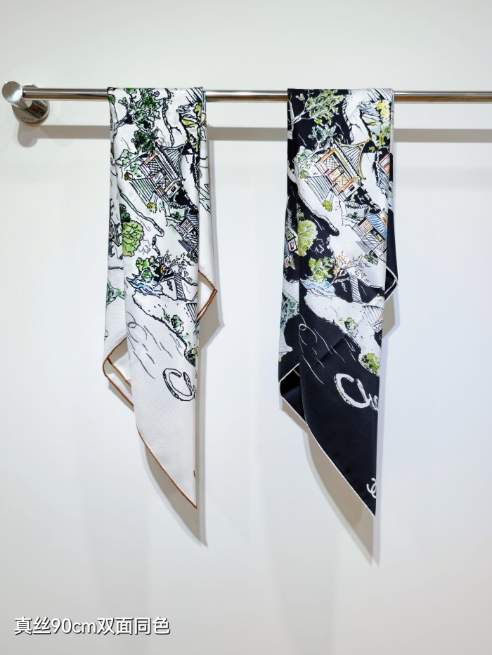 Chanel Silk make scarf SCC2546 90*90cm