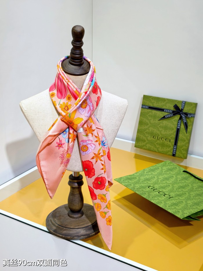 Gucci Silk make scarf SGC2504 90*90cm