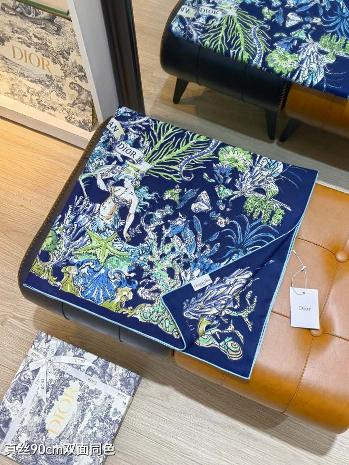 Dior Silk make scarf SDO2510 90*90cm