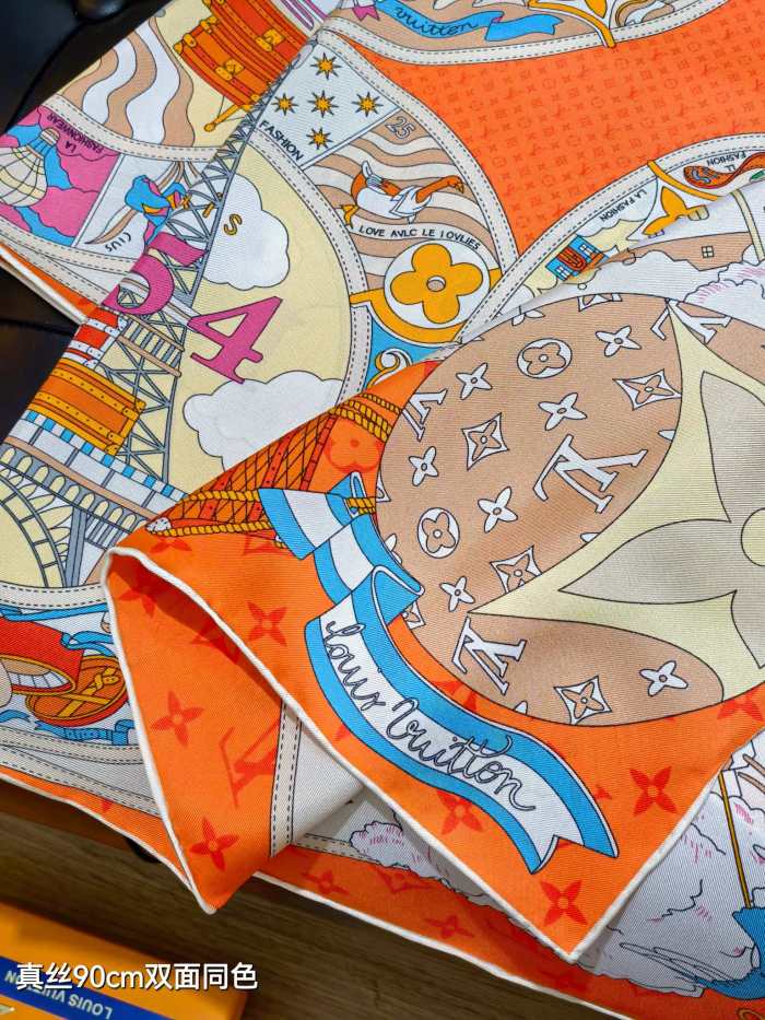 LV Silk make scarf SLV2520 90*90cm