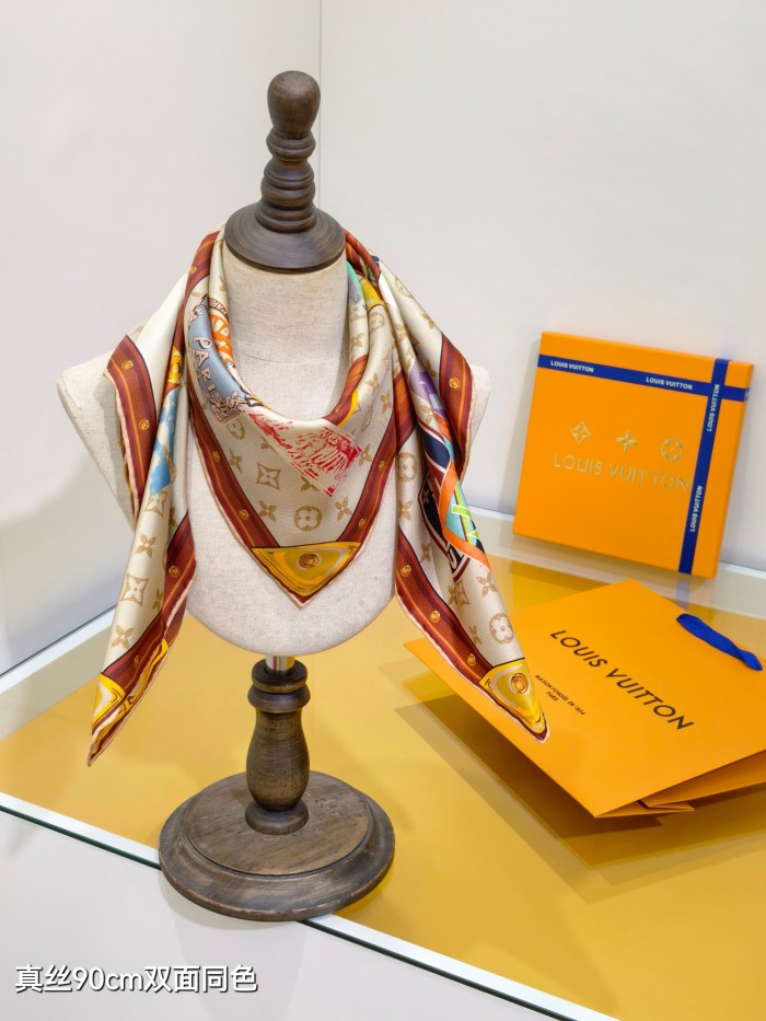 LV Silk make scarf SLV2518 90*90cm