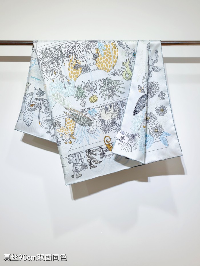 Hermes Silk make scarf SHMS2529 90*90cm
