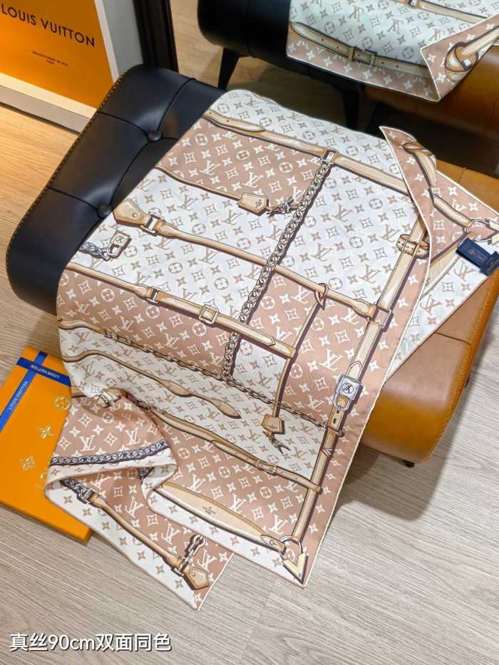 LV Silk make scarf SLV2508 90*90cm