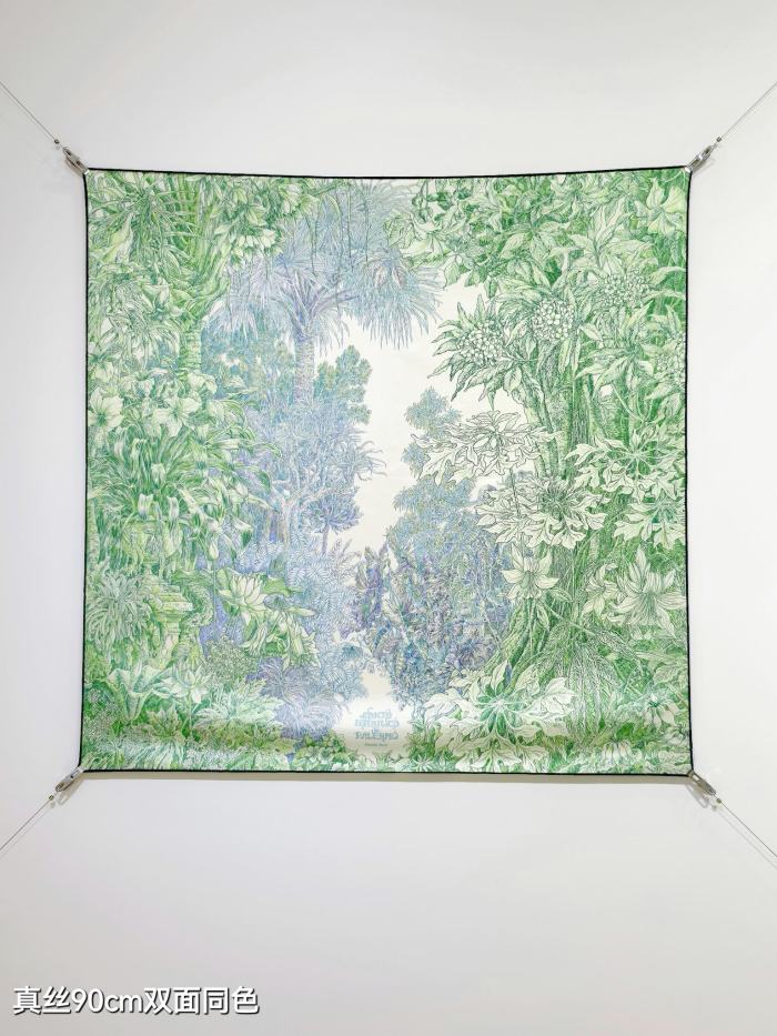 Hermes Silk make scarf SHMS2526 90*90cm