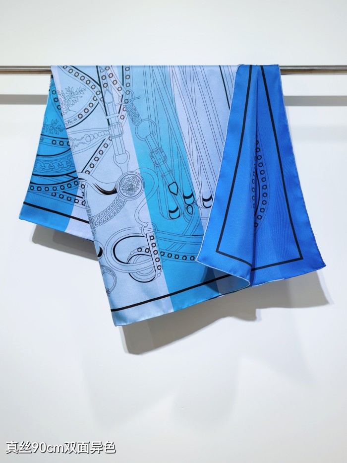 Hermes Silk make scarf SHMS2536 90*90cm