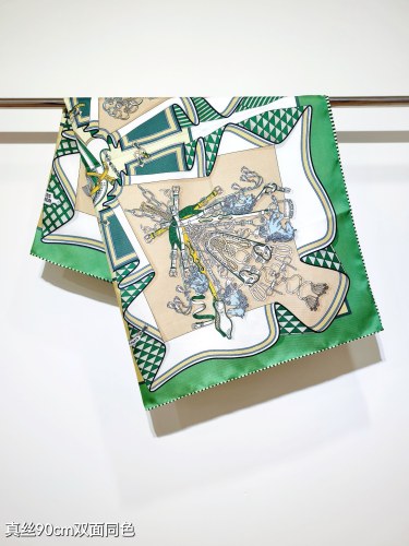 Hermes Silk make scarf SHMS2515 90*90cm