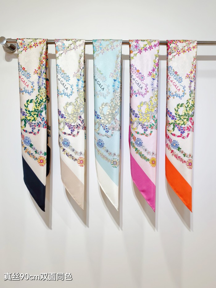 Hermes Silk make scarf SHMS2524 90*90cm