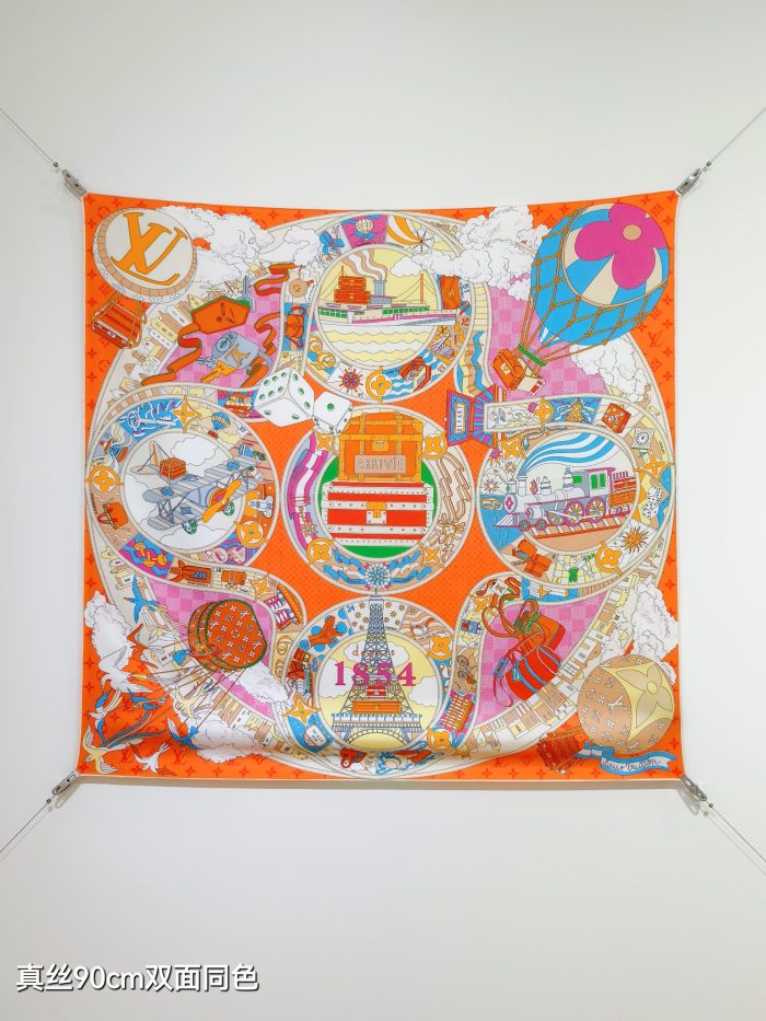 LV Silk make scarf SLV2520 90*90cm