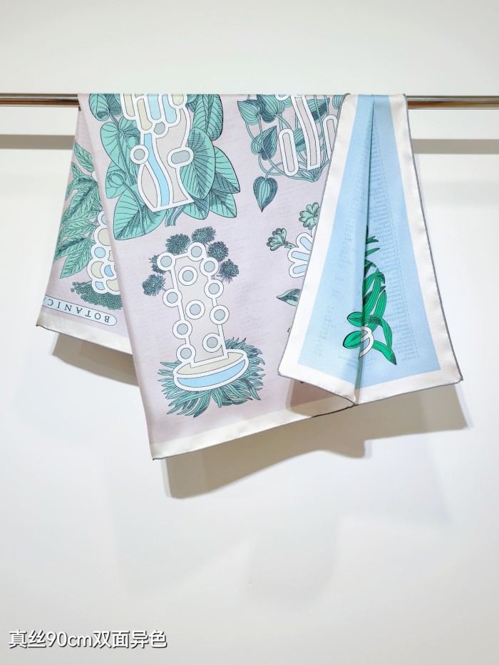 Hermes Silk make scarf SHMS2527 90*90cm
