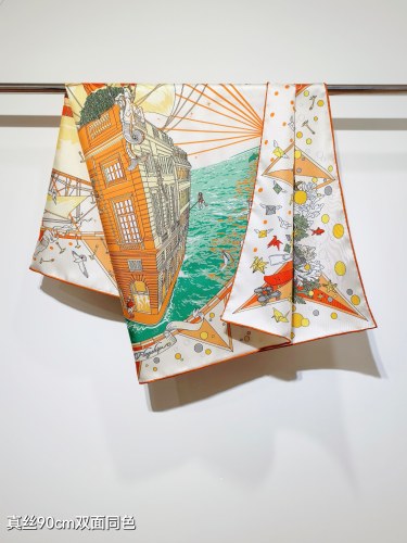 Hermes Silk make scarf SHMS2533 90*90cm