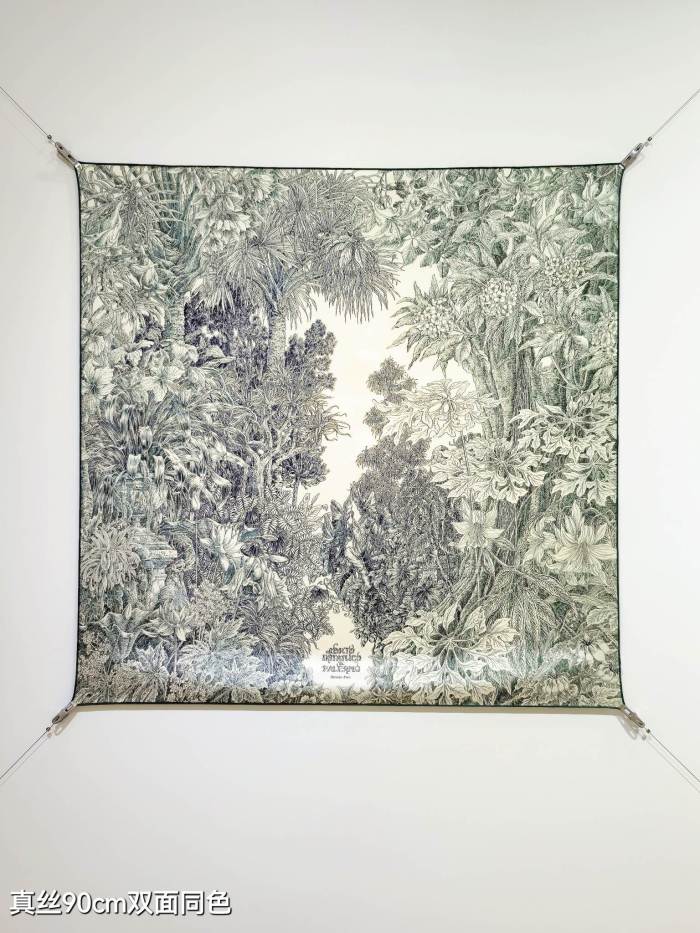 Hermes Silk make scarf SHMS2526 90*90cm