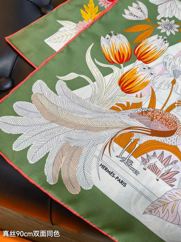 Hermes Silk make scarf SHMS2529 90*90cm