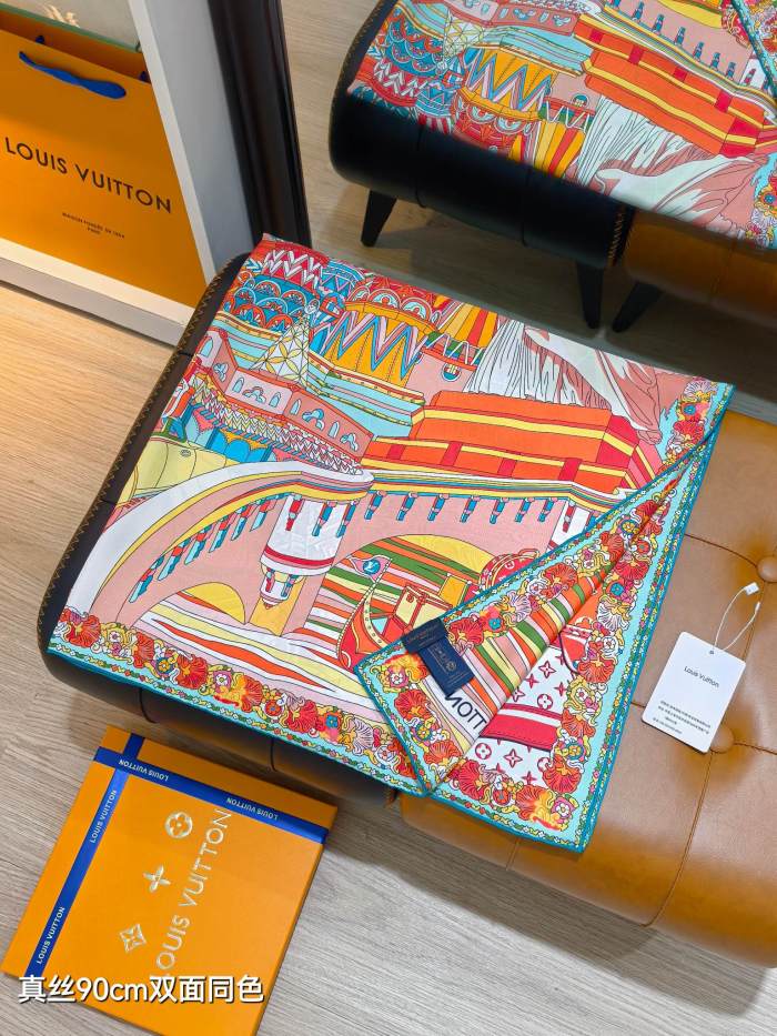 LV Silk make scarf SLV2528 90*90cm