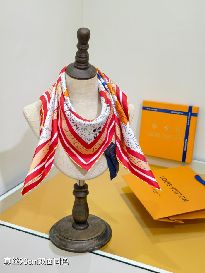 LV Silk make scarf SLV2538 90*90cm