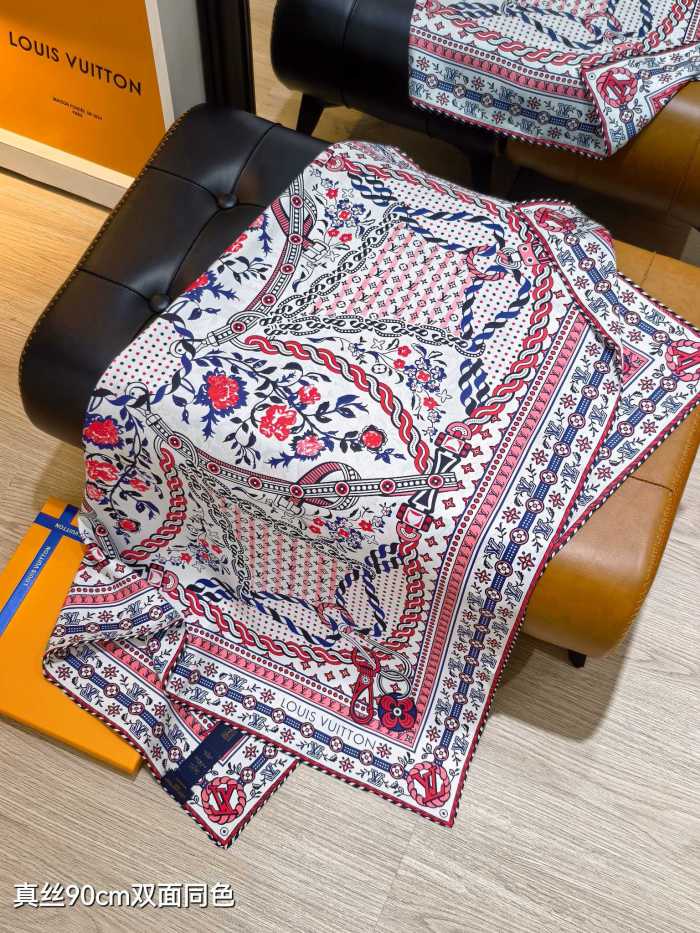 LV Silk make scarf SLV2537 90*90cm
