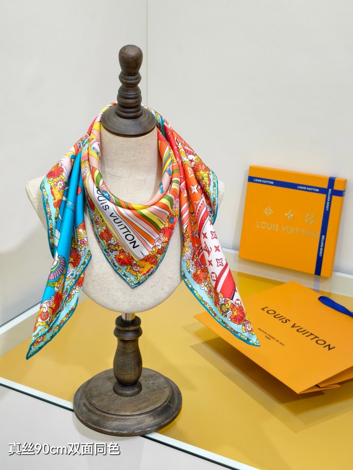 LV Silk make scarf SLV2528 90*90cm