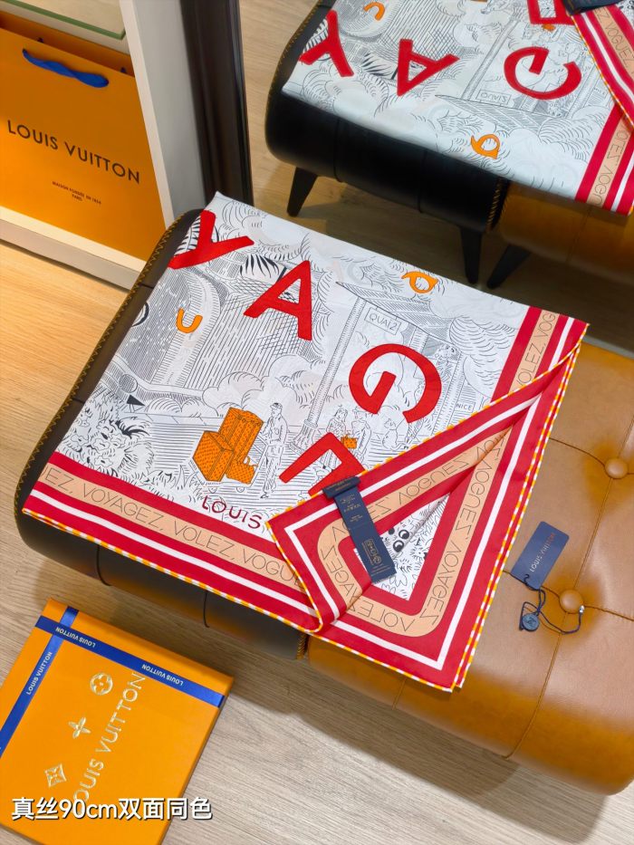LV Silk make scarf SLV2538 90*90cm