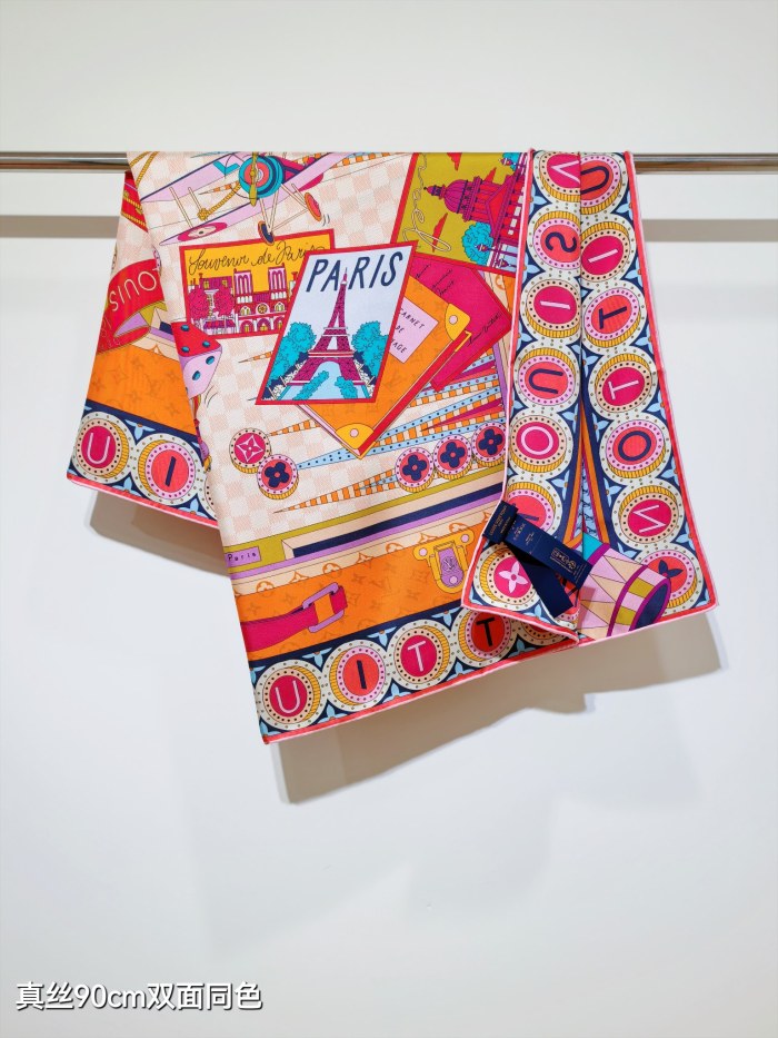 LV Silk make scarf SLV2539 90*90cm