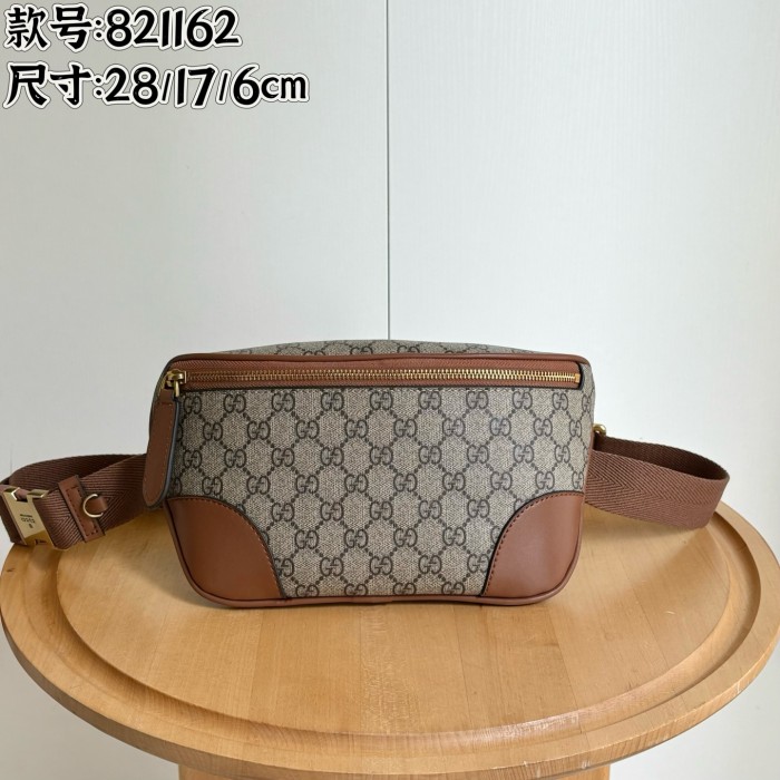 Gucci Emblem Belt Bag 821162 LM011 28cm