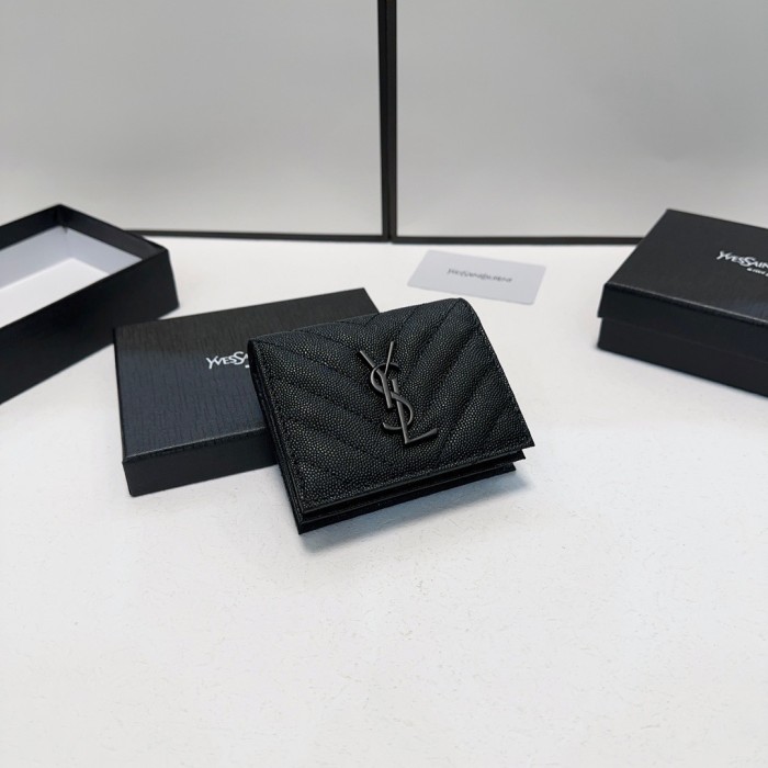 YSL Wallet 001 DB001 11cm