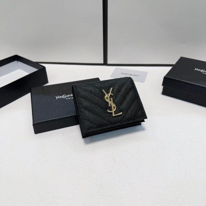 YSL Wallet 001 DB001 11cm