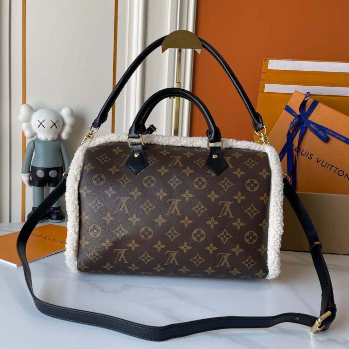 LV Speedy Soft 30 Teddy Bag M26326 LM071 30cm