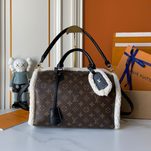 LV Speedy Soft 30 Teddy Bag M26326 LM071 30cm