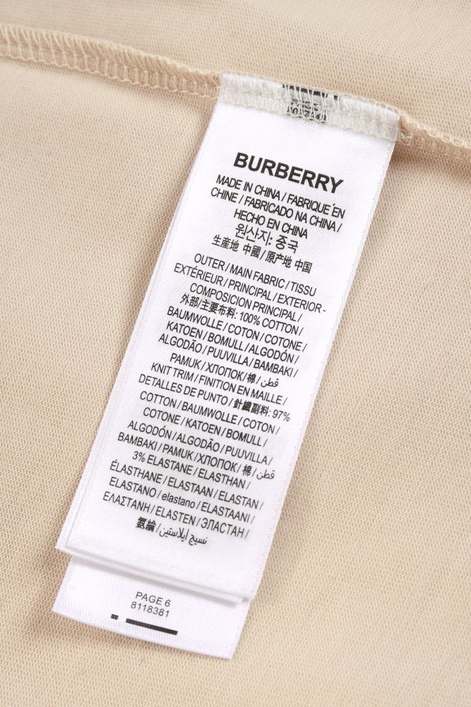Burberry T-Shirts High quality B2670 ZG001