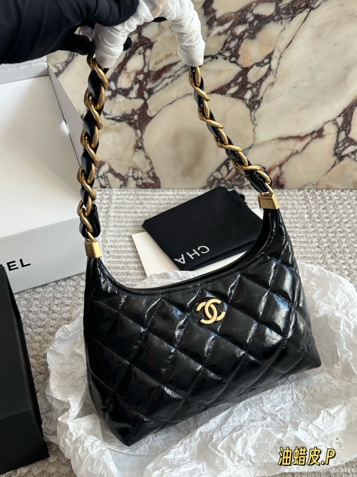 Chanel Hobo Shoulder Bag 095 DB082 26cm