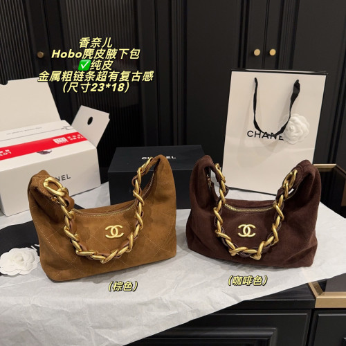 Chanel 25K Hobo Bag 110 DB582 23cm