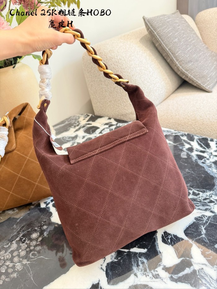 Chanel 25K Hobo Bag 108 DB023 20cm