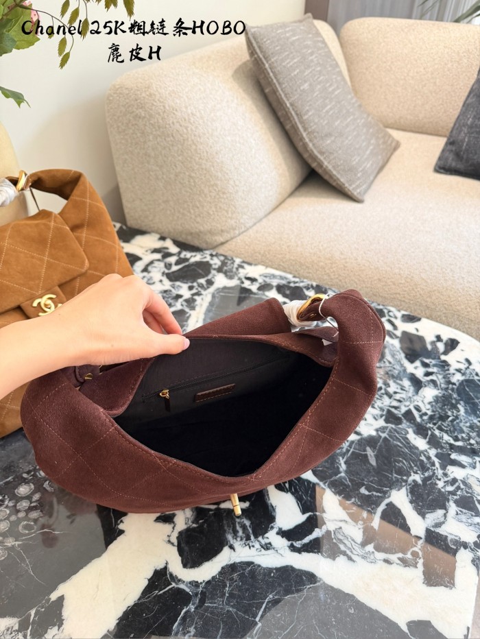 Chanel 25K Hobo Bag 108 DB023 20cm