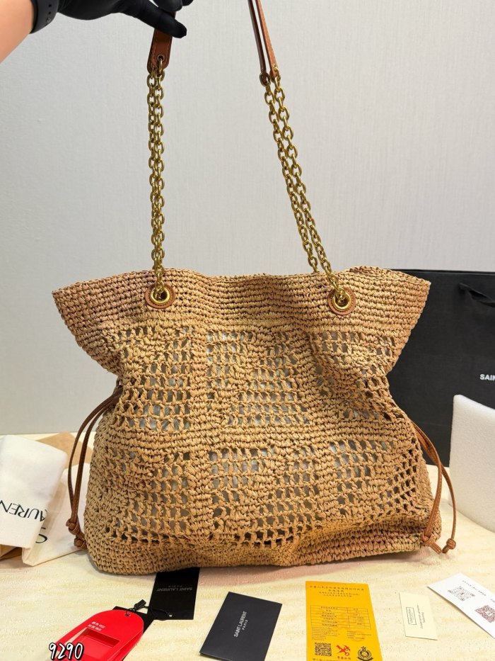 YSL Straw Tote 082 DB002 36cm