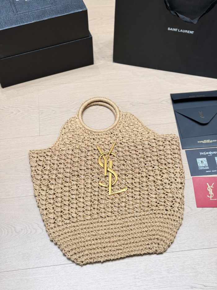 YSL Straw Tote 083 DB571 40cm
